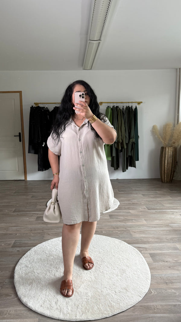 Tunique en gaze de coton