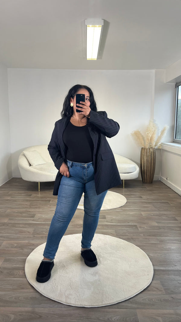 Jeans bleu push up