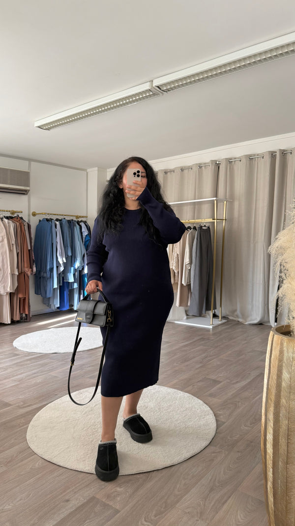 Robe pull mi longue