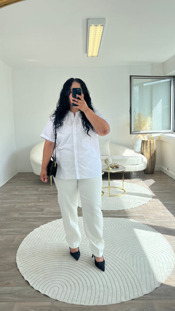 Pantalon dupe Z blanc