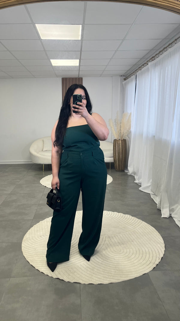 Ensemble pantalon & debardeur vert