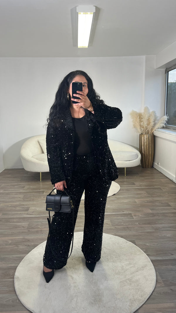 Pantalon à sequin