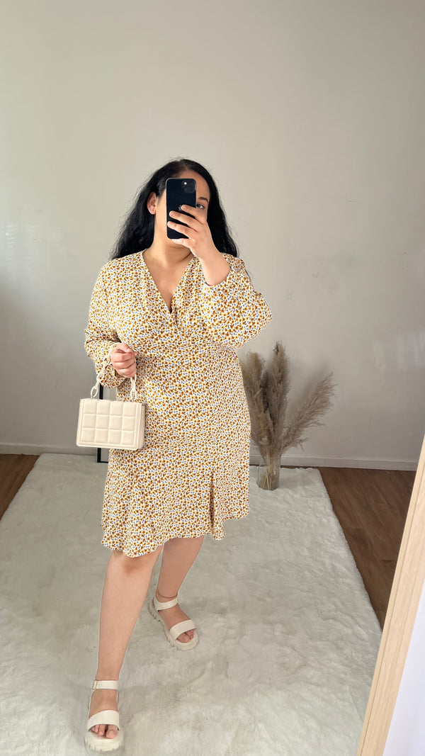 Robe Talya à fleurs