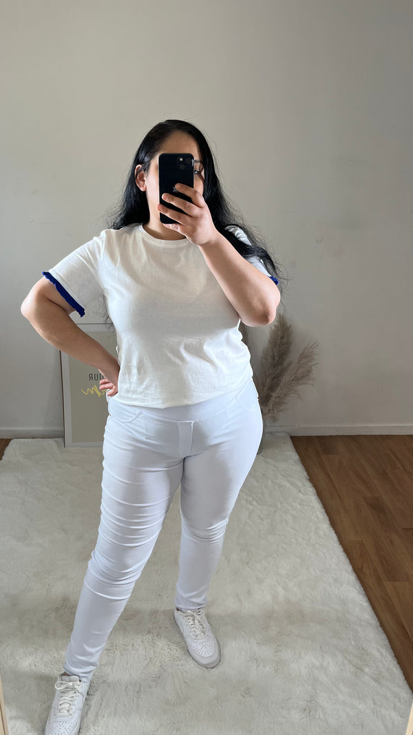 Jegging Blanc strech