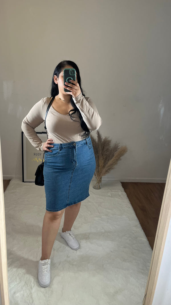 Jupe en jeans parfaite